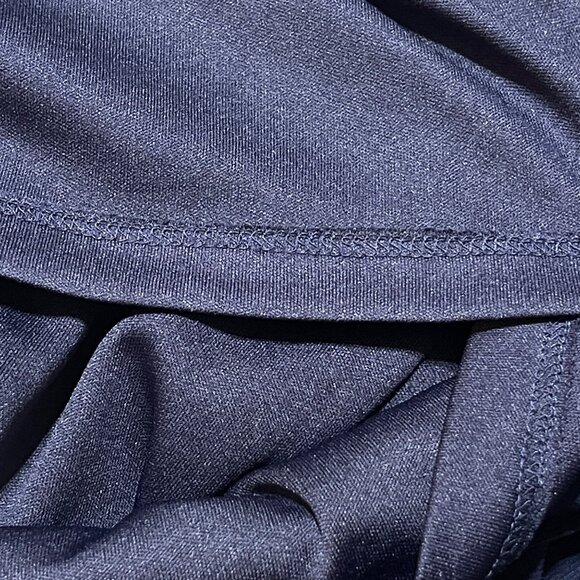 VTG Chaps Shift Dress Party Cocktail Navy Blue Sequined Size 10 - Picture 7 of 10